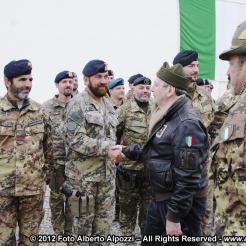 Afghanistan/ Il Ministro della Difesa Di Paola in visita al Fob di Bala Boluk