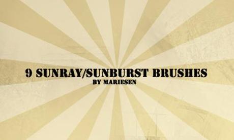 sunburst brush photoshop