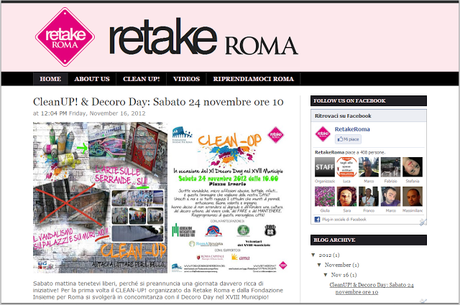 NASCE IL BLOG DI RETAKE ROMA! IL NOSTRO REGALO DI NATALE A TUTTI LETTORI E AI FOLLOWERS DEI BLOG ANTIDEGRADO