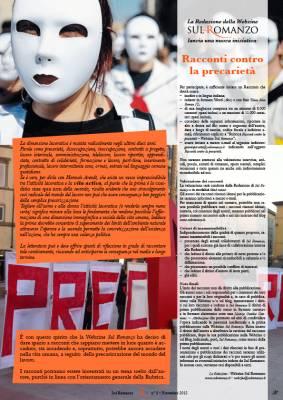 Webzine, Racconti contro la precarietà, Sul Romanzo