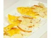 Ricette primi: ravioli alla pera scaglie pecorino