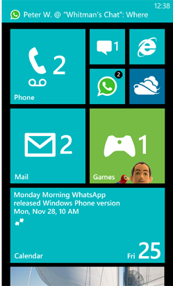 WhatsApp diventa ufficiale la versione pe WP8
