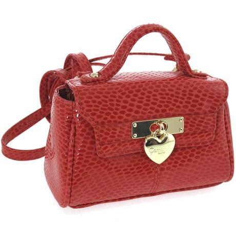 KellyBag in vernice rosso/arancio. Nella versione 