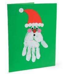 Cartolina di Natale con le mani!