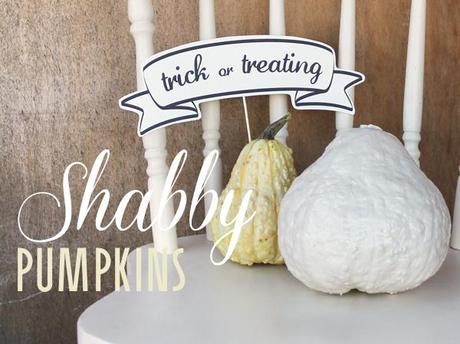 anche la zucca è shabby chic!