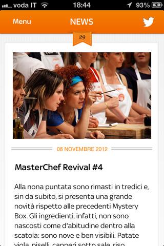 Segui MasterChef dal tuo iPhone!