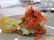 Torretta patate, ricotta carote balsamico.