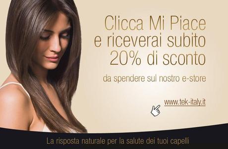 20% di Sconto per spazzole e pettini in legno Tek Italy