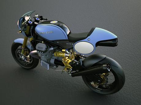 Design Corner - Moto Guzzi Le Mans 1400 by Marcocarbon