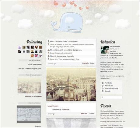 I Migliori Tumblr Themes 2012