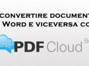 easyPDF Cloud: come convertire documenti Word viceversa