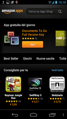 Amazon App Shop regala Documents to Go Full Version Key (solo oggi 18 dicembre 2012)