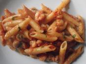 Penne amatriciana gamberetti