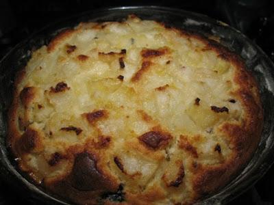 Torta pere e mirtilli alla lavanda