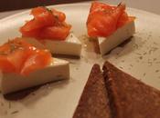 Cubetti formaggio salmone affumicato