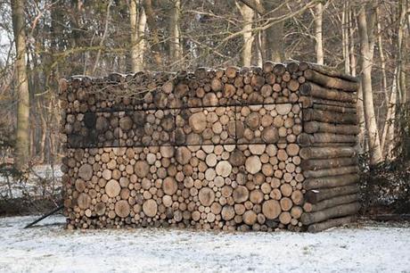 Una casa nel bosco / Tree-trunk House in the woods