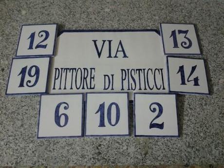 Numerazione Via Pittore di Pisticci