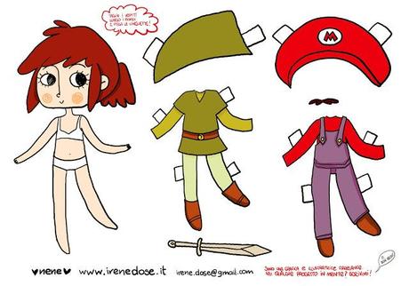 Cronache di fumetti per bambini + printable paper dolls