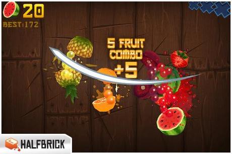 Fruit Ninja V1.8.4: pieno supporto con iPhone 5