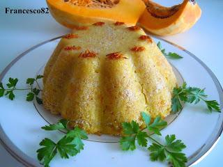 Timballo con asiago e zucca