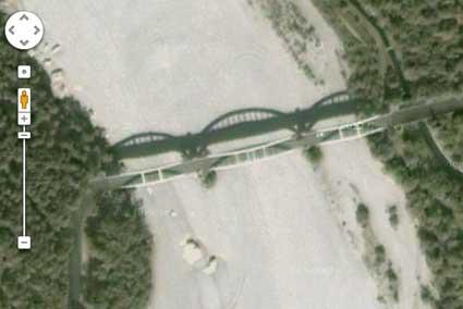 Un ponte sul fiume per l’acrobazia aerea