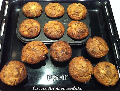 Muffin rustici alle pere