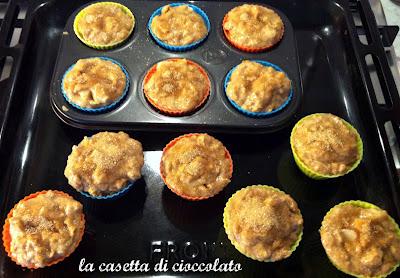 Muffin rustici alle pere