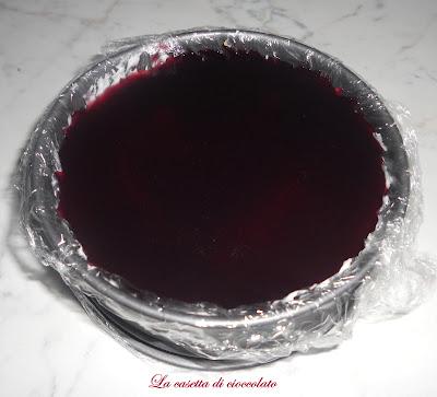 Mini cheesecake al vino rosso