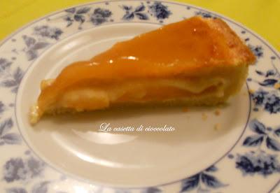 crostata frangipane alle pesche