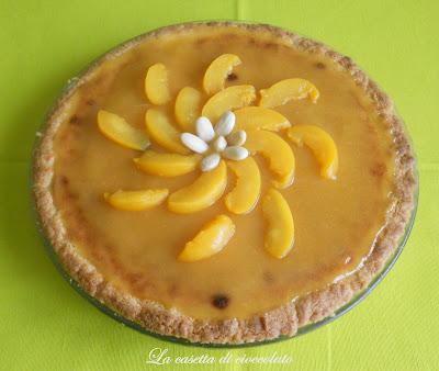 crostata frangipane alle pesche