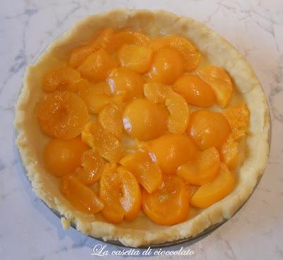 crostata frangipane alle pesche