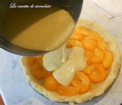 crostata frangipane alle pesche