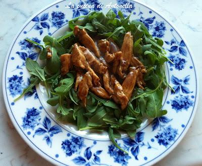 Straccetti di pollo in salsa di aceto balsamico