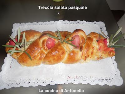 Treccia salata pasquale