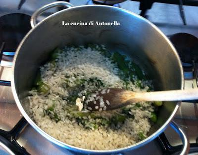 Risotto di asparagi verdi e zafferano