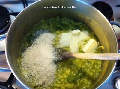 Risotto di asparagi verdi e zafferano