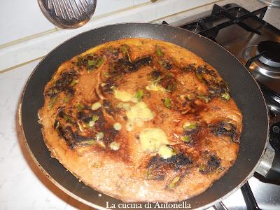 Frittata agli asparagi e curry