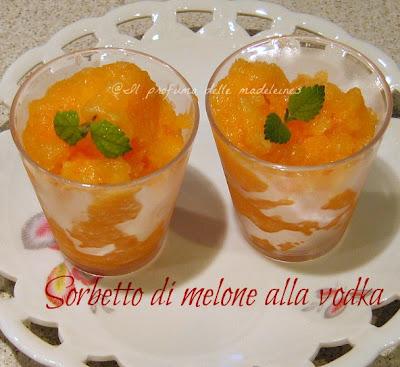 Sorbetto di melone alla vodka