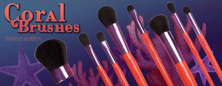 Anteprima pennelli Coral Neve Cosmetics