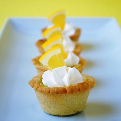 Crostatine con crema di limone senza latte