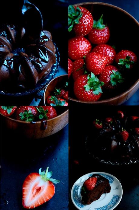 Ciambellone al cioccolato  {Dark Bundt cake gluten free}