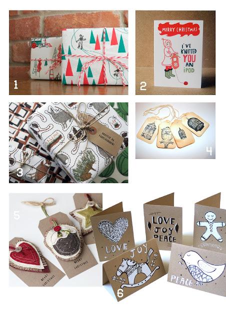 Gift Guide - wrapping paper and tags