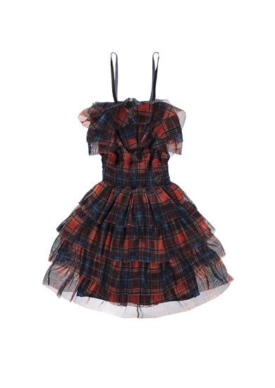 tartan e tulle per Maison Espin