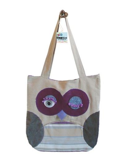 borsa gufo Owl Tote Bag (4)