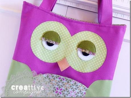 creattive compagnie - borsa gufo