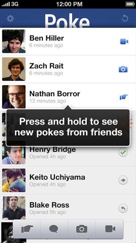 Poke – presentata la nuova app di Facebook!