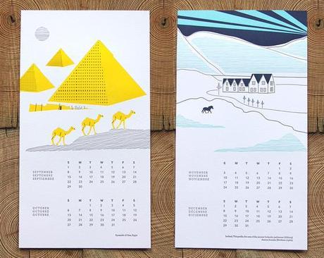 CALENDARI 2013 CON PATTERNS: INK+WIT