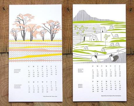 CALENDARI 2013 CON PATTERNS: INK+WIT