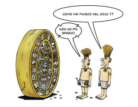 Vignetta fine del mondo Maya