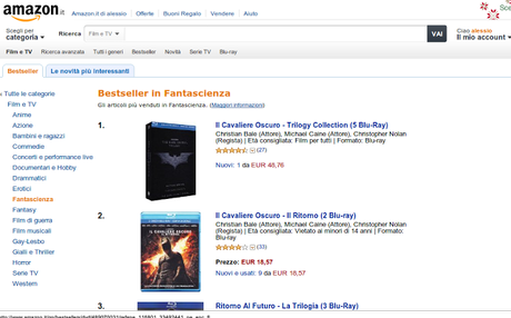 Amazon: i migliori film di fantascienza a prezzo stracciato